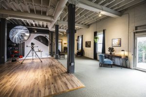 Lighting Studio, Columbus Production Studio, UA Creative Studios, Ua Chamberlain, Erica Coffman, Photography, Videography, Education, Portraiture, Historic Building, Columbus, Flour Mill, Cameras