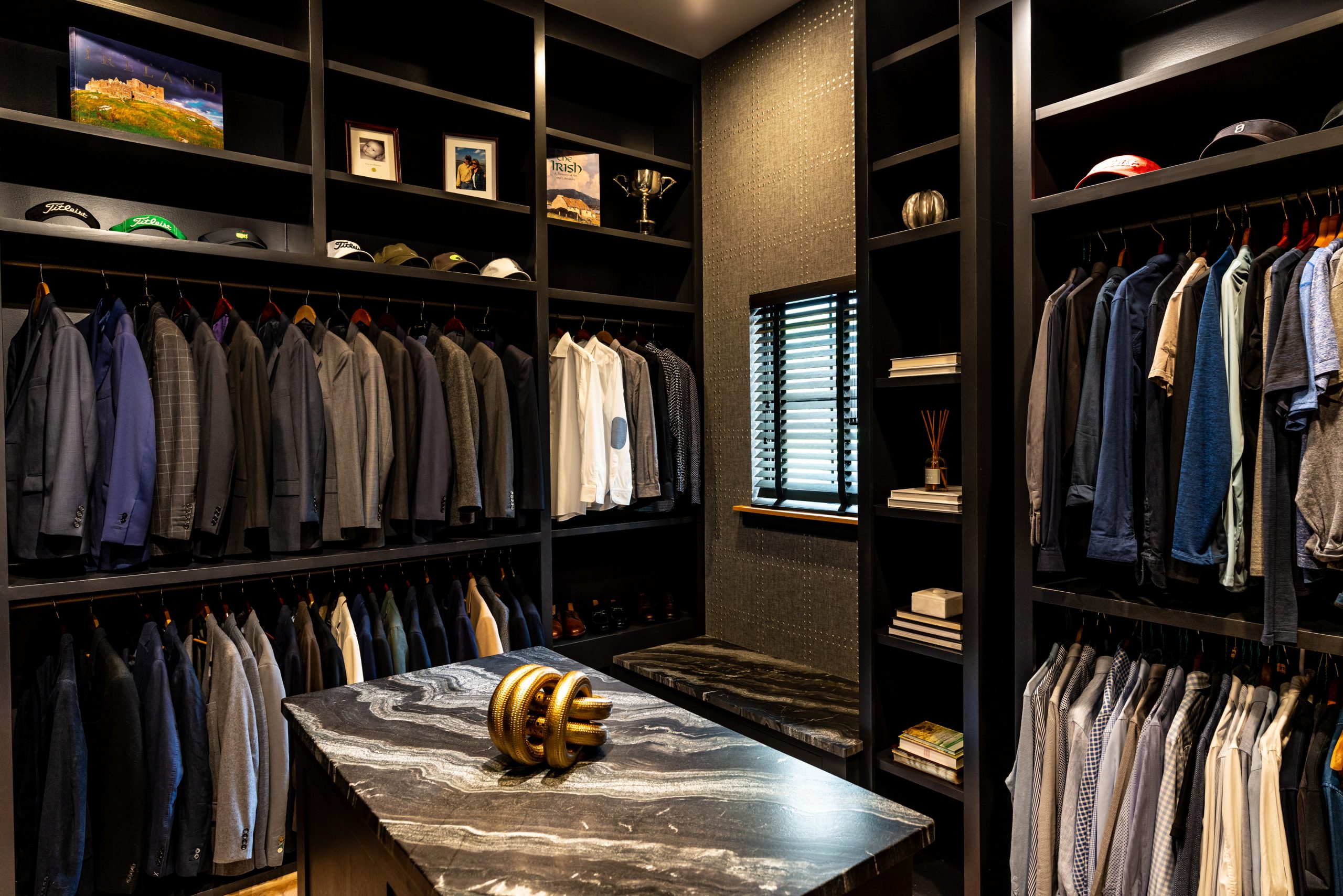 master closet real estate photography