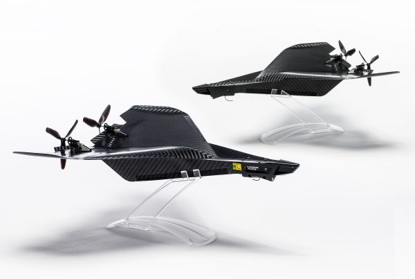 Two Carbon Flyer remote control planes by Trident Invents